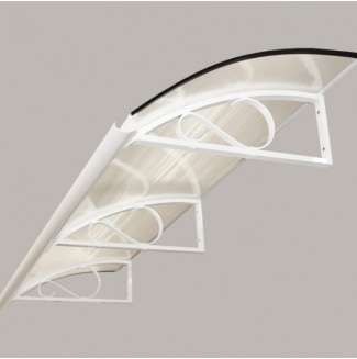 Markýza Robelit Retro 200x90cm - bílá, výplň polykarbonát