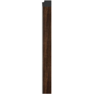 Pravá lemovací lišta LINERIO R-TRIM L-LINE - Chocolate /2,65 m