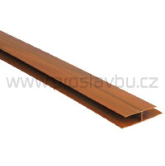 Spojovací profil Prostavbu Color P110 - 14 zlatý dub/teak