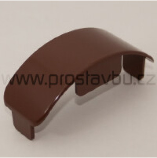 Krytka oblá pro plotovku 80x32 mm Modular P4130 - 154 ořech