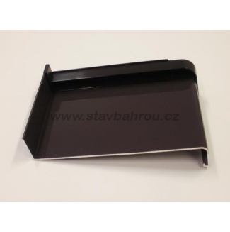 Venkovní okenní hliníkový parapet - tmavě hnědý RAL 8019